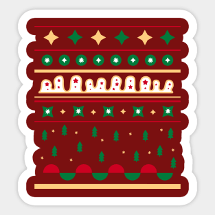 Christmas pattern Sticker